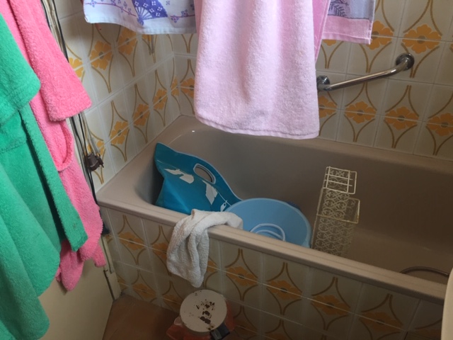 AVANT Dépose baignoire a Montpellier