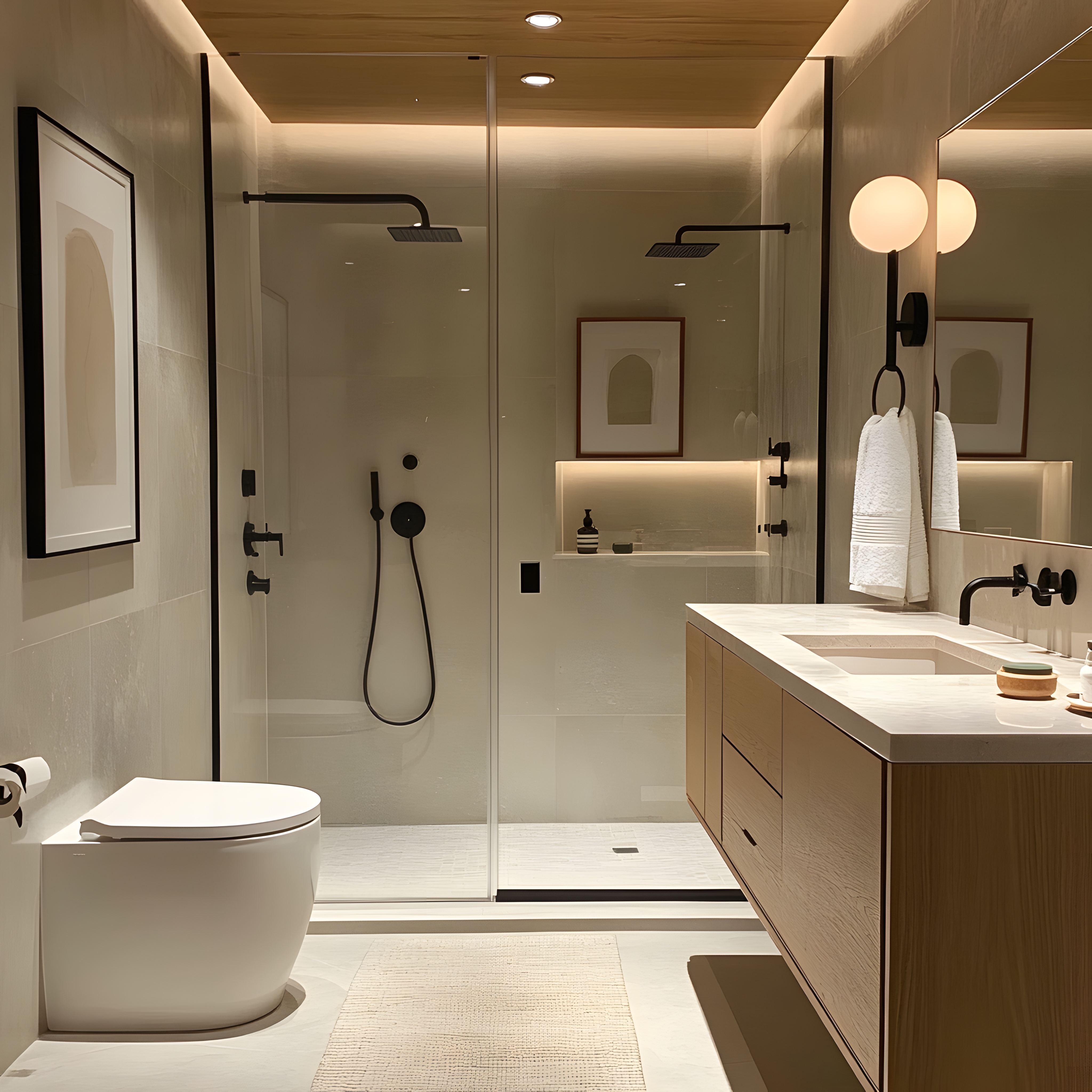 installation douche senior sauve